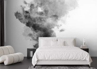 black smoke Wall mural