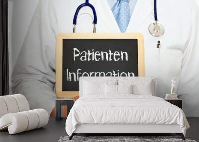 patienten information Wall mural