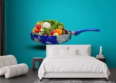 World food day concept background. world vegetable day, vegan day concept. Wall mural