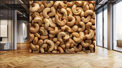 A Close-up View of Cashews Wall mural