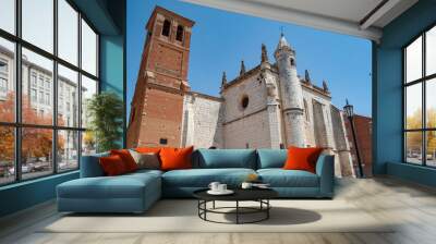 San Antolin church in Tordesillas, Spain Wall mural