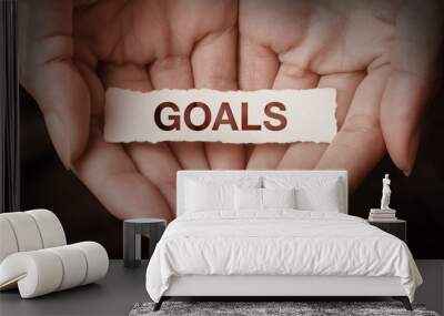 Goals Wall mural