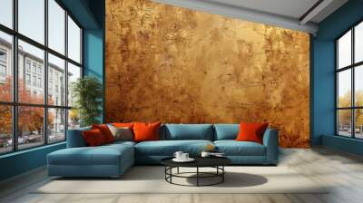 A simple brown background with a raw and contemporary style in ar 169, v 6. Wall mural