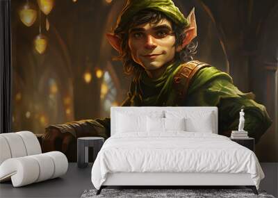 Latin Elf Wall mural