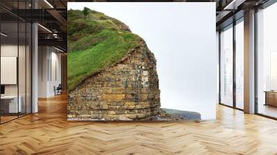 rock, cliff in the sea Wall mural