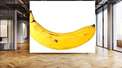 Banana on a white background Wall mural