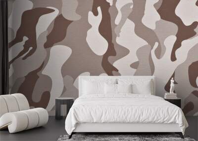 Texture military camouflage seamless pattern Wall mural