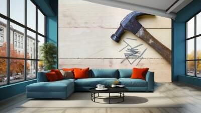 Hammer and Nails Wall mural