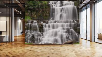 Waterfalls in the woods Wall mural