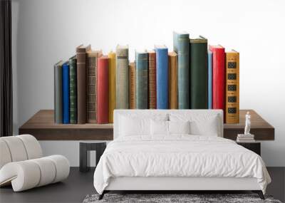 Books on the shelf Wall mural