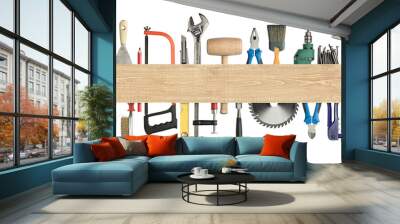 Carpentry background Wall mural