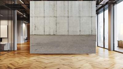 Concrete wall and floor Wall mural