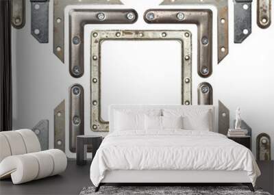 Metal corners Wall mural