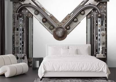 Metal letter Wall mural