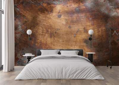 Old copper texture Wall mural