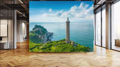 Ke Ga beach at Mui Ne, Phan Thiet, Binh Thuan, Vietnam. Ke Ga Cape or lighthouse is the most favourite destination for visitors to La Gi, Binh Thuan Province. Selective focus. Travel concept. Wall mural