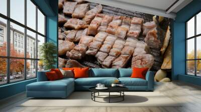 korean traditional bbq Wall mural