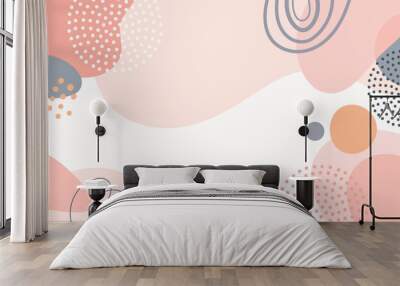 Color splash abstract background for design.Template banner and cover Wall mural