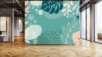 Design banner frame background .Colorful poster background vector illustration Wall mural