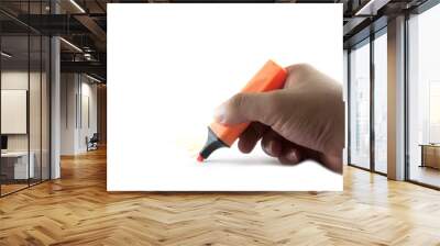 Marketing isolated pen Wall mural