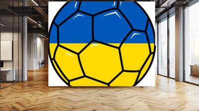 Ball Flag Football Euro 2024 Wall mural