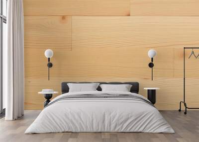 Beech Hardwood with a light color and fine grain used for floori Wall mural