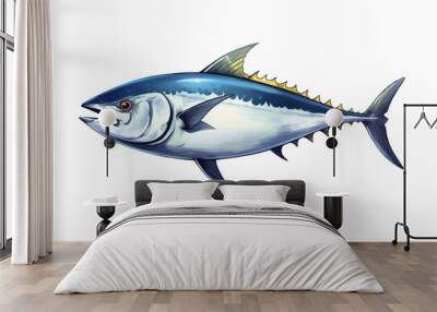 Mackerel tuna Cartoon Wall mural