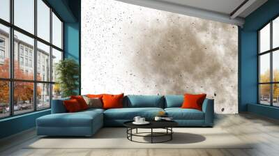 flying debris, pebbles with dust, isolated on a transparent background Wall mural