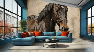 portrait of a horse Wall mural