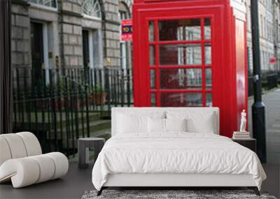 red telephone box Wall mural