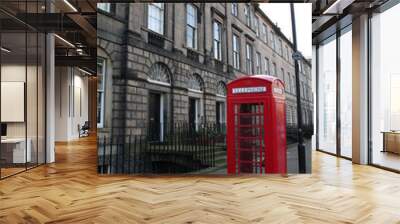 red telephone box Wall mural