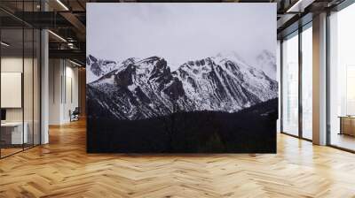 snowy mountains in the north of spain, picos de europa Wall mural