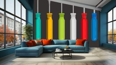 Small screwdriver set Wall mural