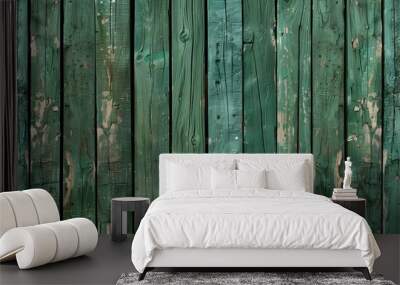 Vertical Forest Green Wood Texture Bringing Organic Style and Earthy Eco-Friendly Vibes Wall mural