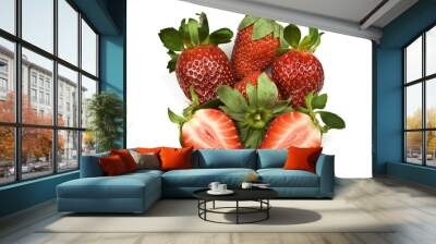 Organic Strawberries Wall mural