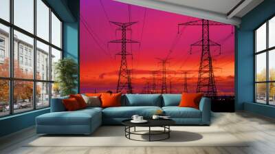 red hot voltage Wall mural