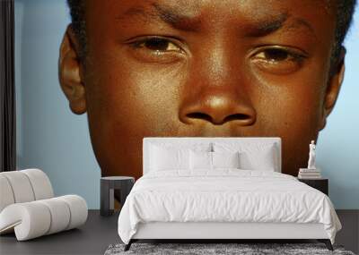 African boy - Confidence that can only grow out of a strong hear Wall mural