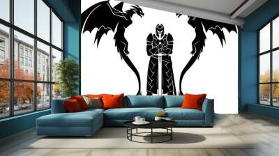 Dragon King Fantasy Wall mural