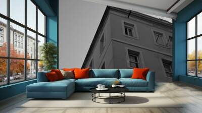 Architecture architectural detail photo black white Wall mural