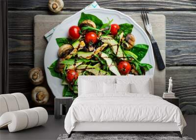 Chicken salad with avocado Wall mural