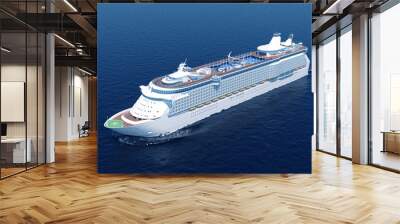 cruise ship in the sea Wall mural