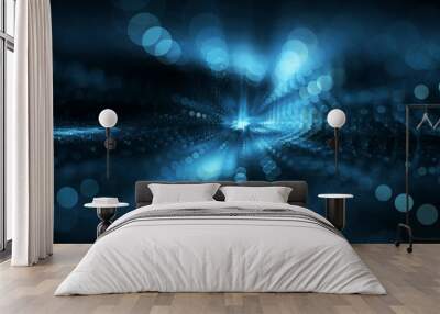 Abstract bokeh background Wall mural