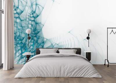 Abstract business science or technology background Wall mural