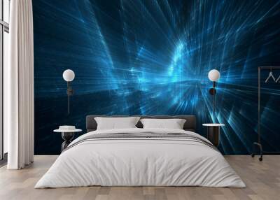 Abstract futuristic background Wall mural