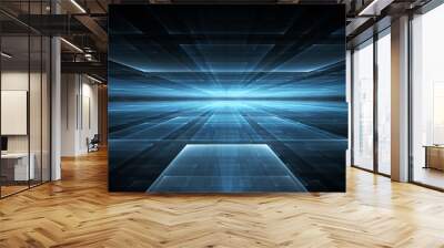 Abstract futuristic background Wall mural