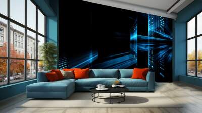 Abstract futuristic background Wall mural