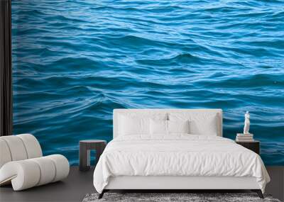 blue Lake Michigan rippled water surface Wall mural