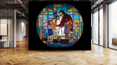 church window Wall mural