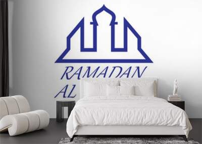 Ramadan logo, ramadan icon, ramadan kareem, Wall mural