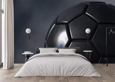 Soccer ball. 3D illustration. 3D CG. High resolution. Wall mural